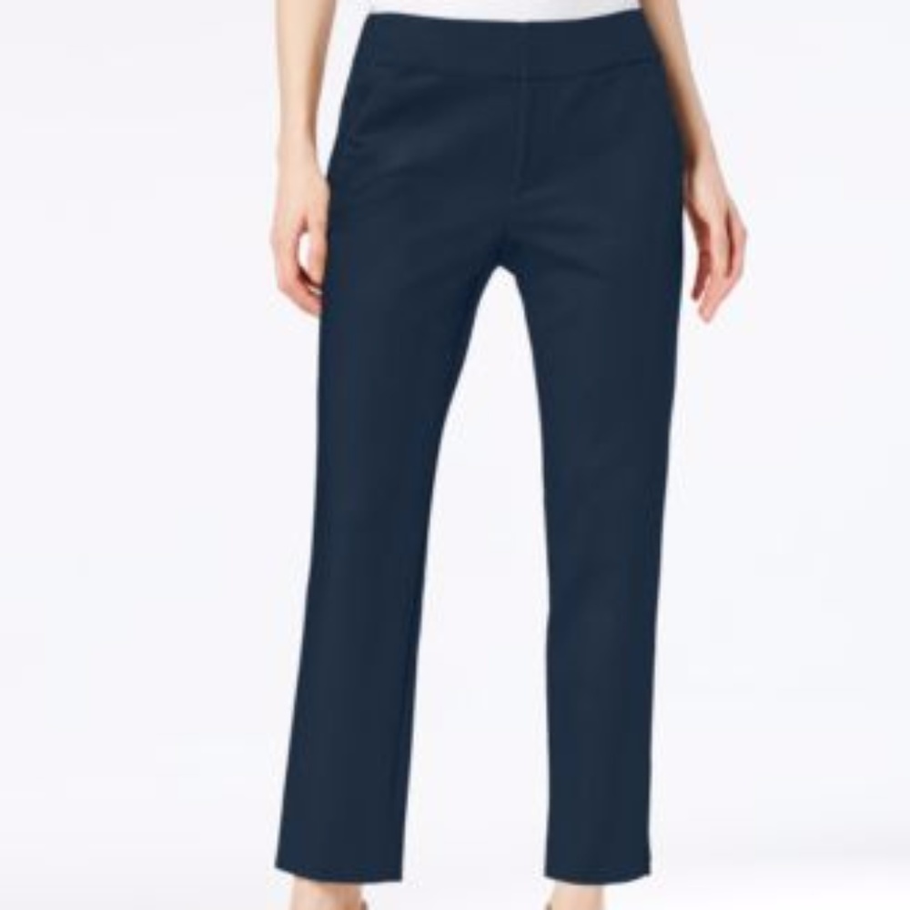 Charter Club Straight-Leg Ankle Pants Sedona Dust